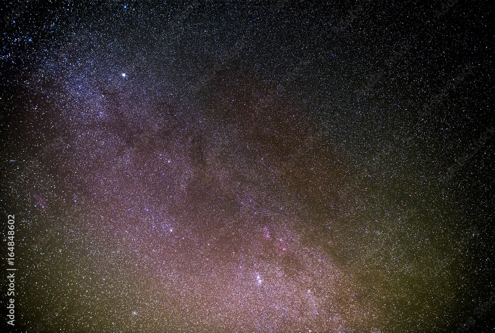 sky with many stars and Milky WaY sky with many stars and Milky WaY