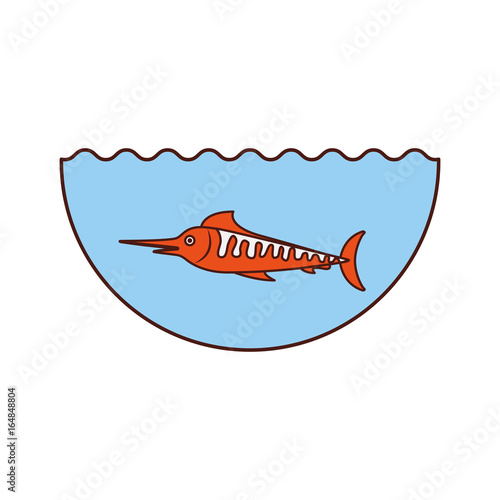 sea fish isolated icon vector illustration design