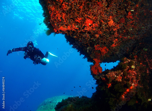 Cirkewwa Reef in Sidemount configuration