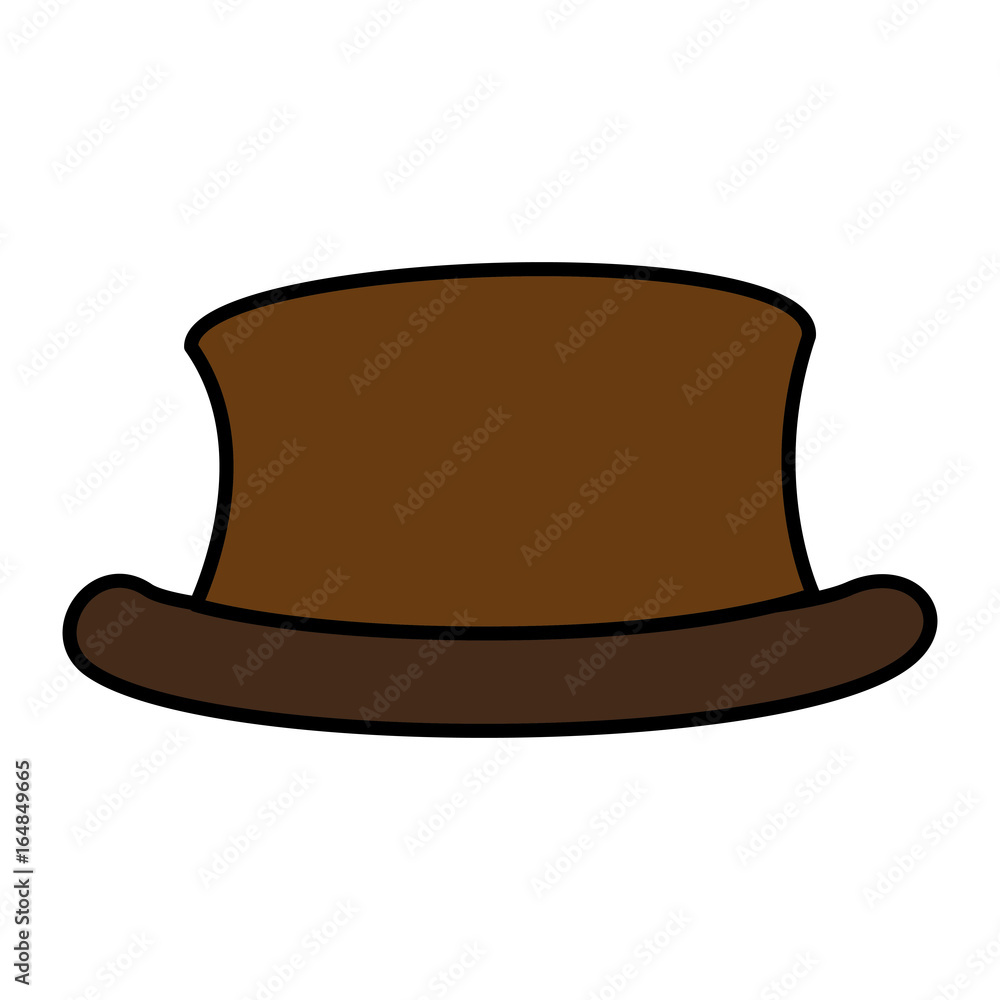 gentleman hat isolated icon vector illustration design gentleman hat isolated icon vector illustration design