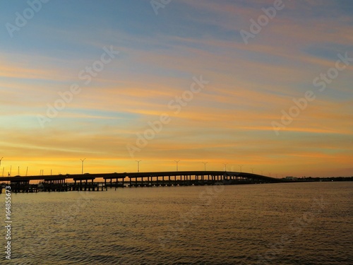 Bradenton Bridge over the Manatee River in Tampa Florida © crlocklear