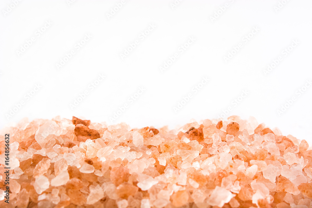 Himalayan salt isolated on white background
Himalayan salt isolated on white background