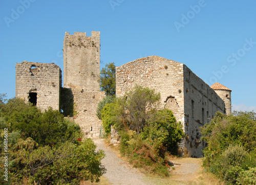 Tableau sur toile tornac castle in Gard, France