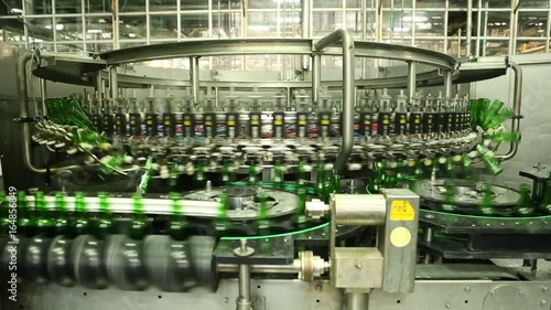Bottling factory production line