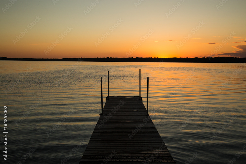Dock at Sunset Dock at Sunset