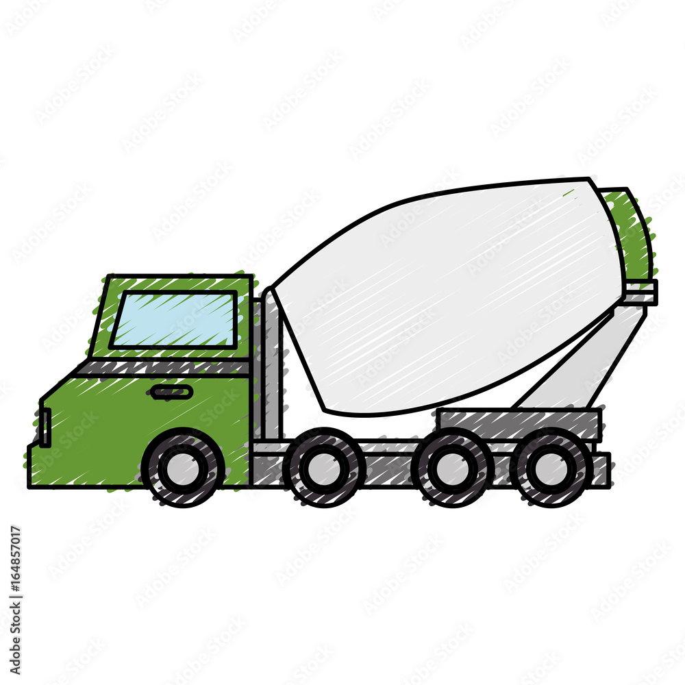 concrete mixer truck icon vector illustration design concrete mixer truck icon vector illustration design