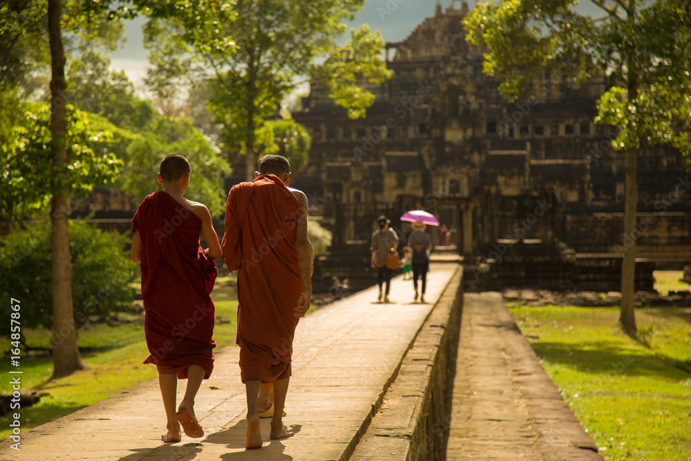 Fototapeta premium Monks in Cambodia