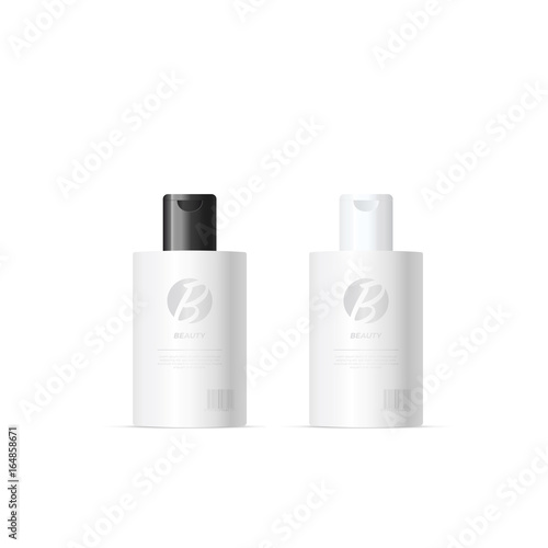 Cosmetic Bottle of Cream, Shampoo, Gel, Body Lotion