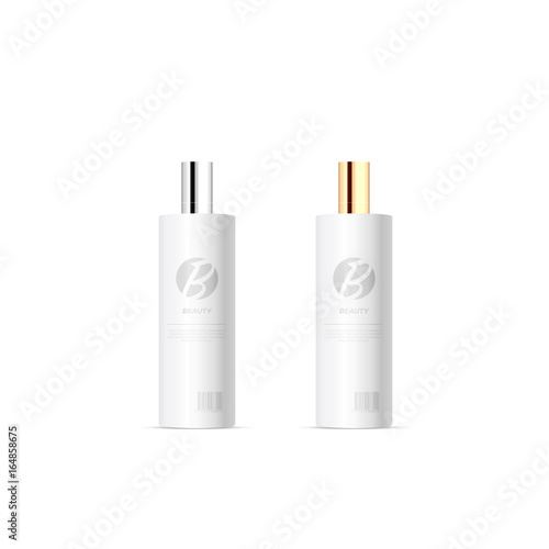 Cosmetic Bottle of Cream, Shampoo, Gel, Body Lotion