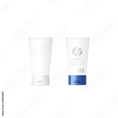 Cosmetic Tube of Cream, Gel, Body Lotion