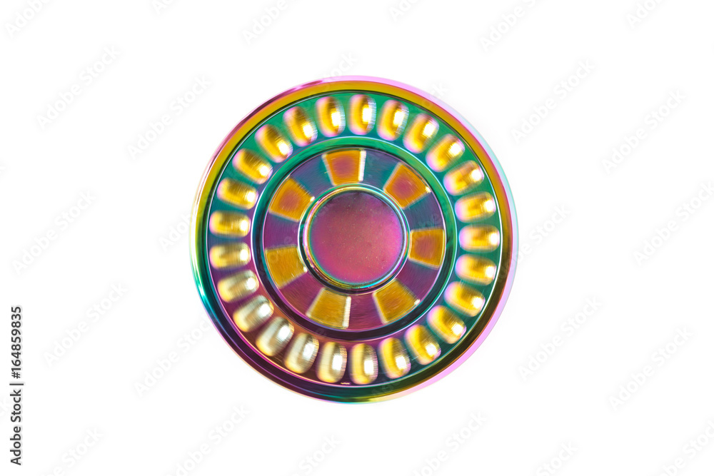 Fototapeta premium Hand spinner. A fidget toy for increased focus, stress relief.