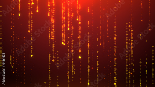 Cuadro en lienzo Abstract slick elegant festive motion background loop