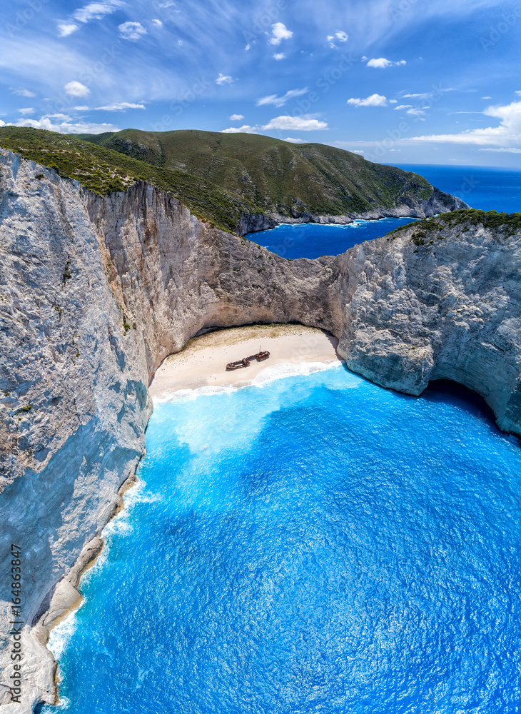 HD wallpaper: Shipwreck Beach, Zakynthos, Coast, Cliff, Navagio Beach,  Greece | Wallpaper Flare