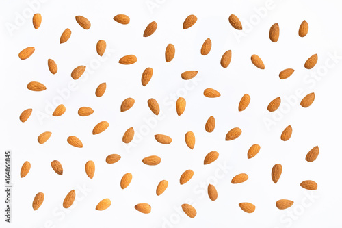 Wallpaper Mural Composition of nuts pattern - almonds Torontodigital.ca