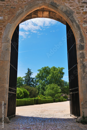 Castle open gate  Tomar  Portugal