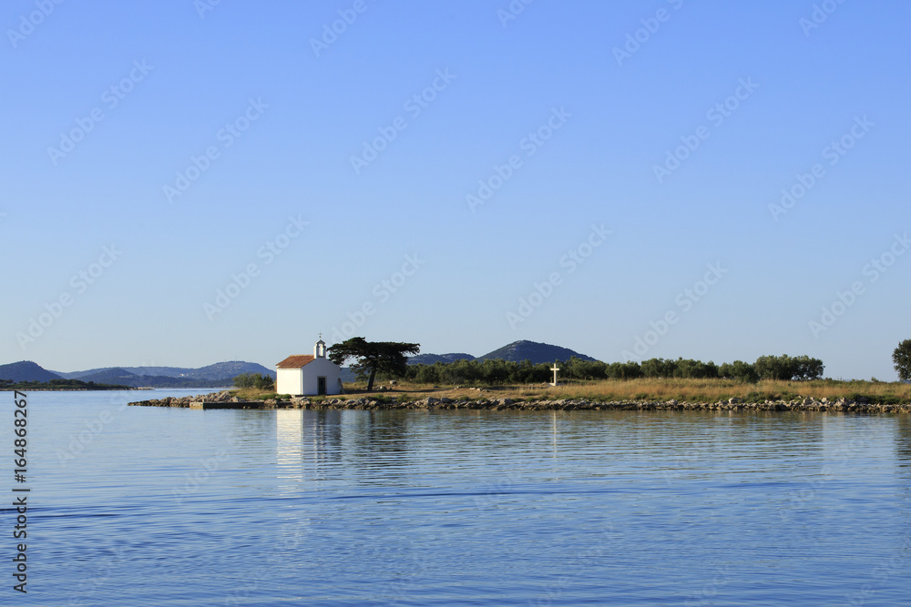 Fototapeta premium Pakostane. Croatia. Northern Dalmatia.