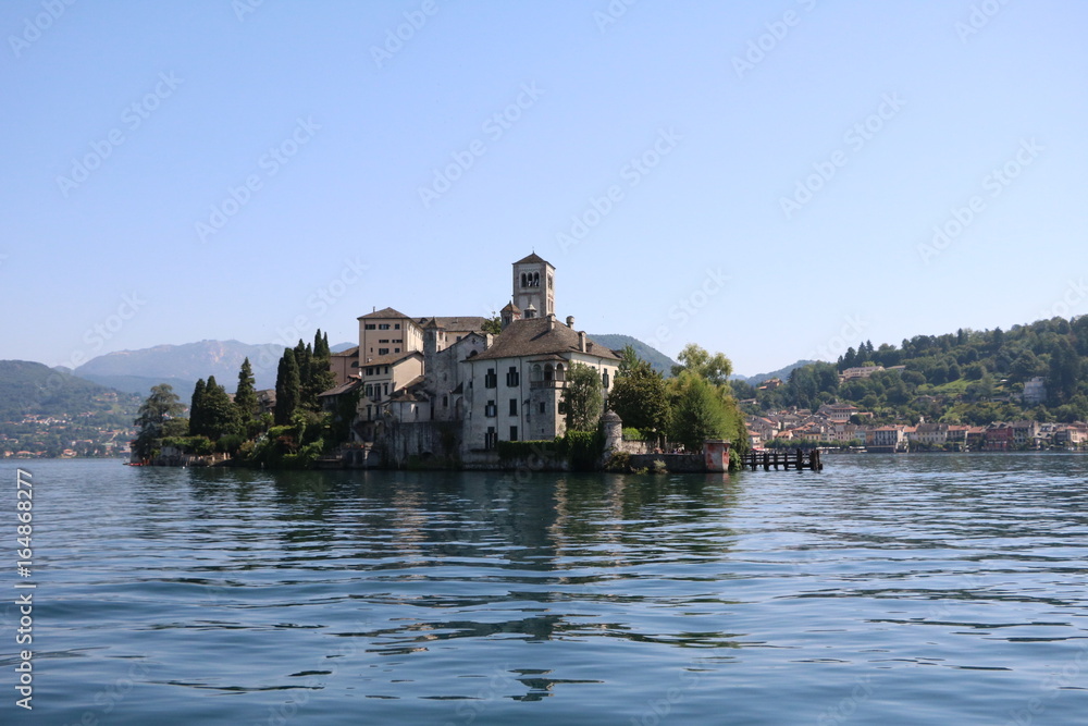 Lake Orta and Isola San Giulio, Piedmont Italy 