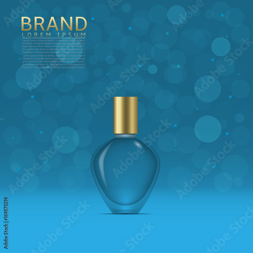 Perfume in a glass bottle