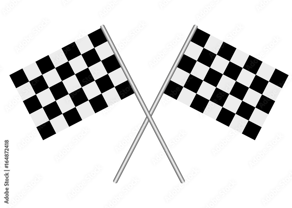 Fototapeta premium Zielflagge