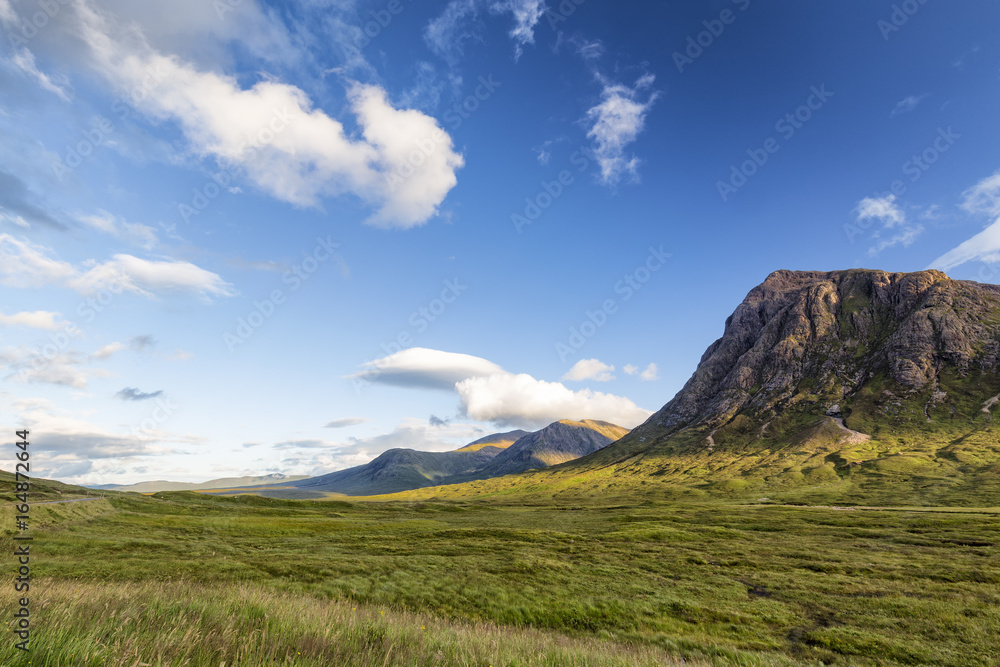 Glencoe mountain in Scotland, United Kingdom.