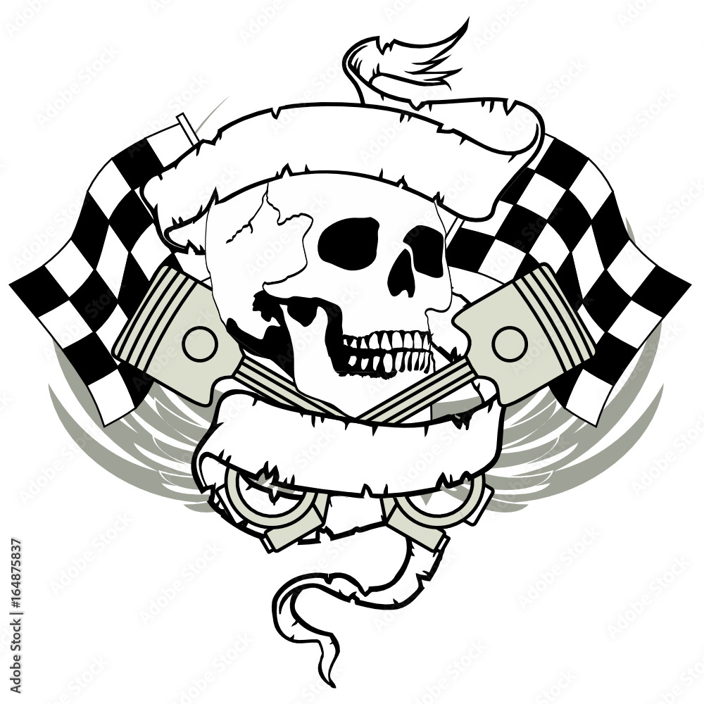 3D Skull Tattoo Design White Background PNG File Download - Etsy Canada