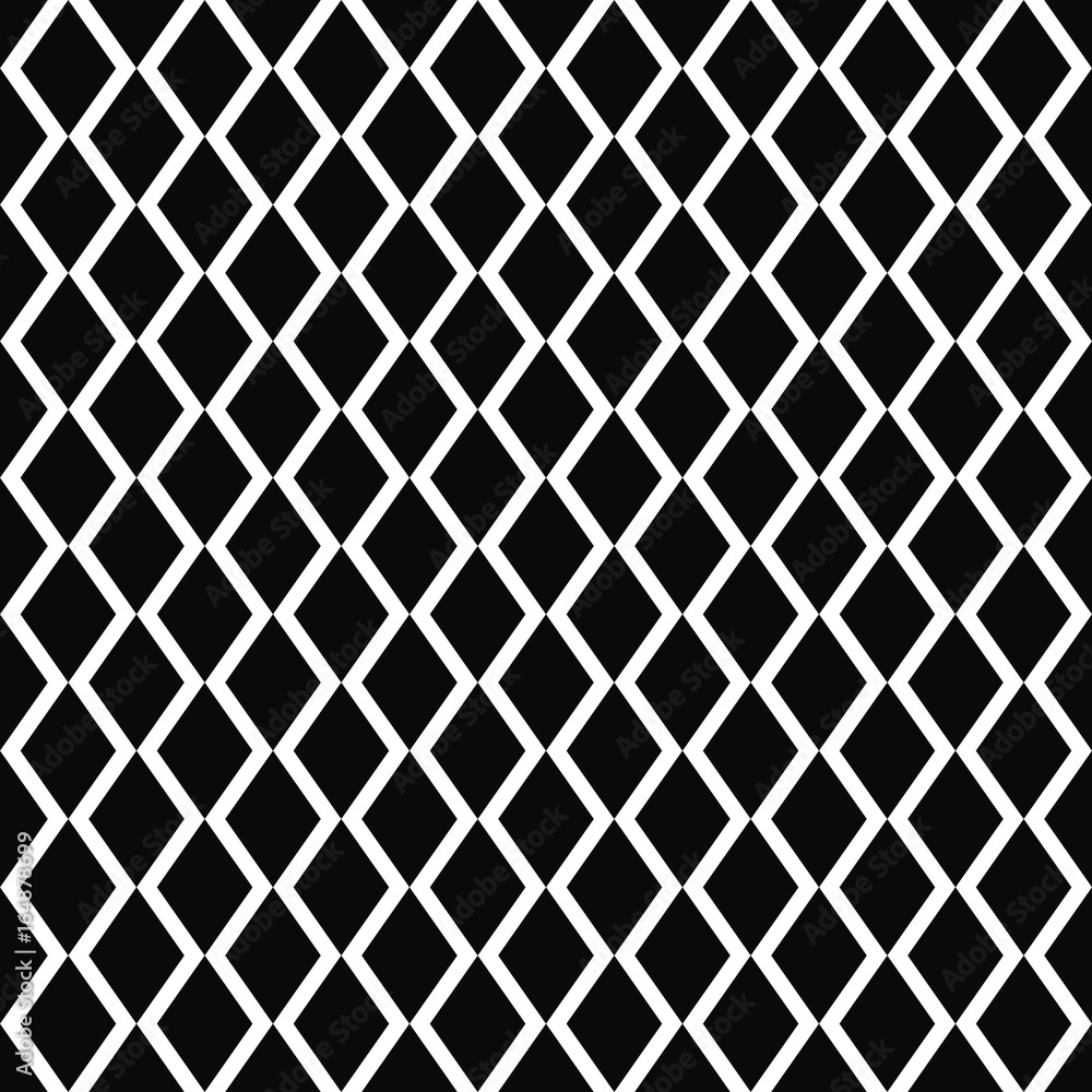 Black white seamless rhombus pattern background Black white seamless rhombus pattern background