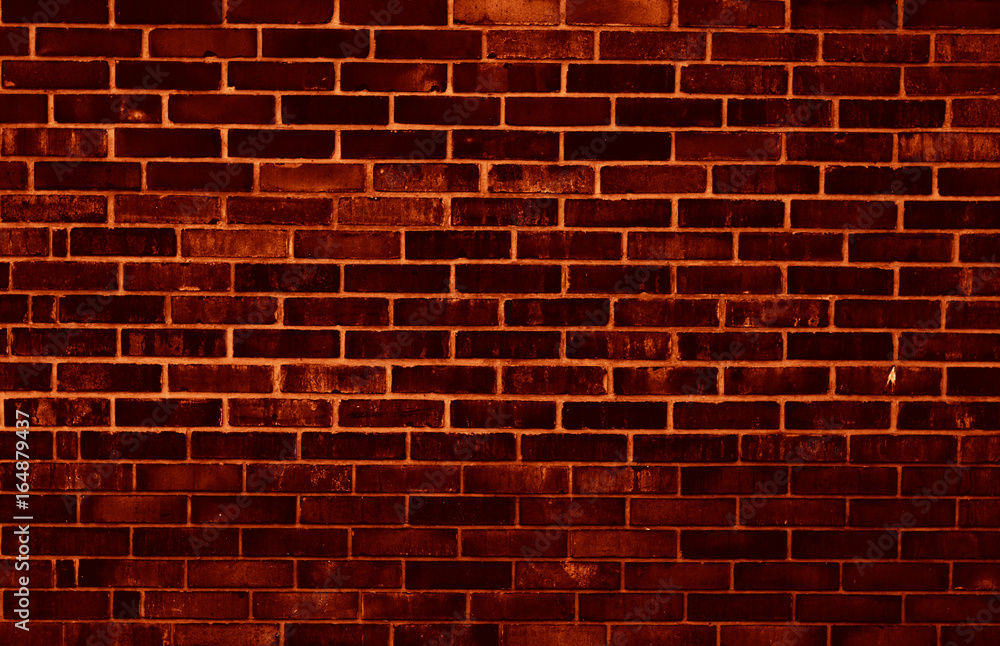 Dark red brick wall texture background.Abstract wallpaper. Perfect