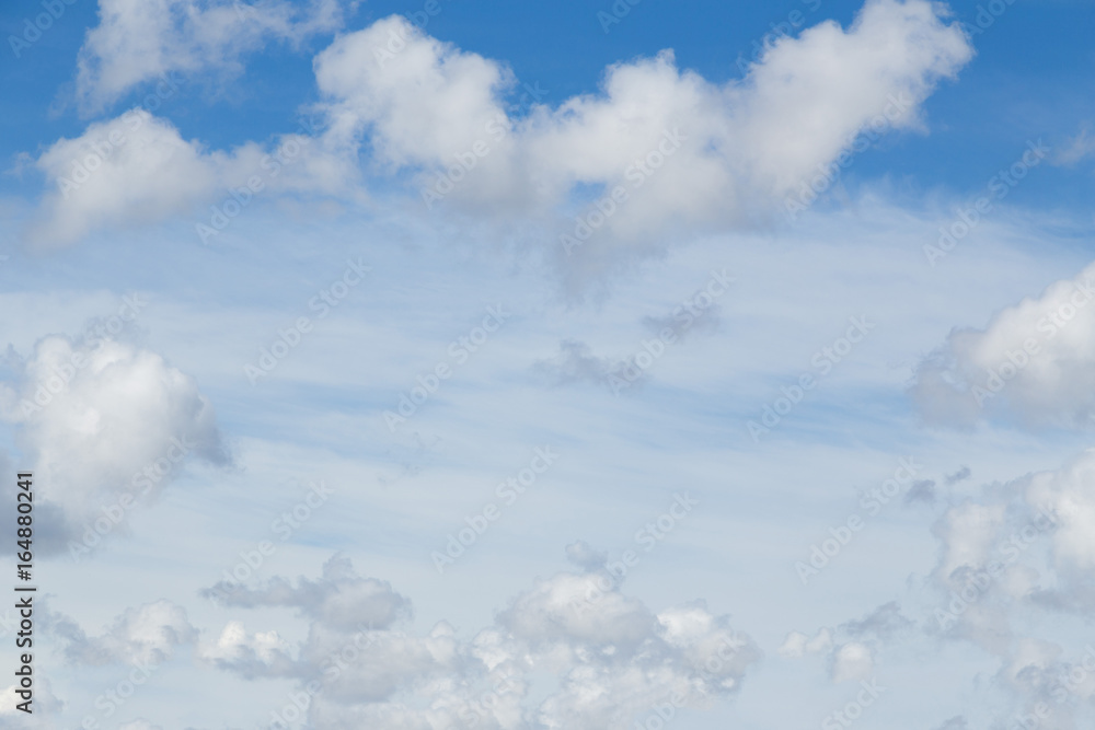 Clouds in the blue sky Clouds in the blue sky