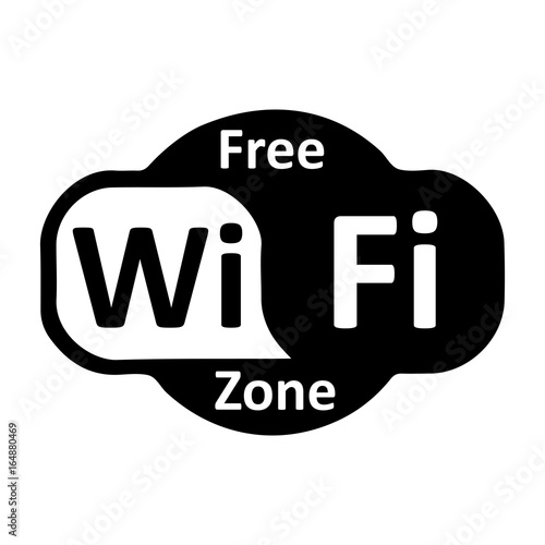 Wifi logo zone – stock vector