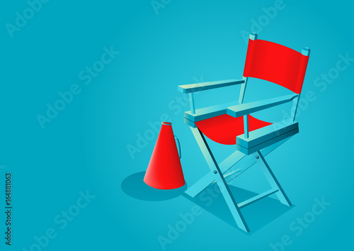 Movie director chair