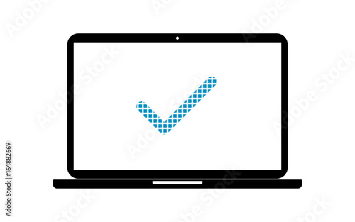 Pixel Icon Laptop - Haken
