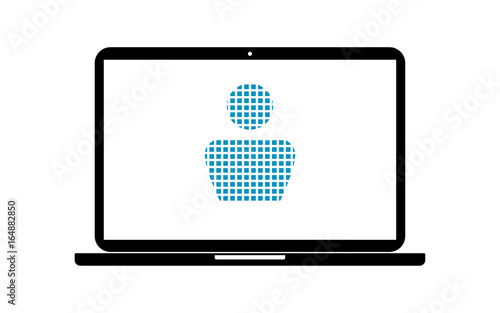 Pixel Icon Laptop - Avatar