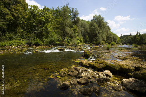 Korana river in Rastoke near Slunj  Croatia