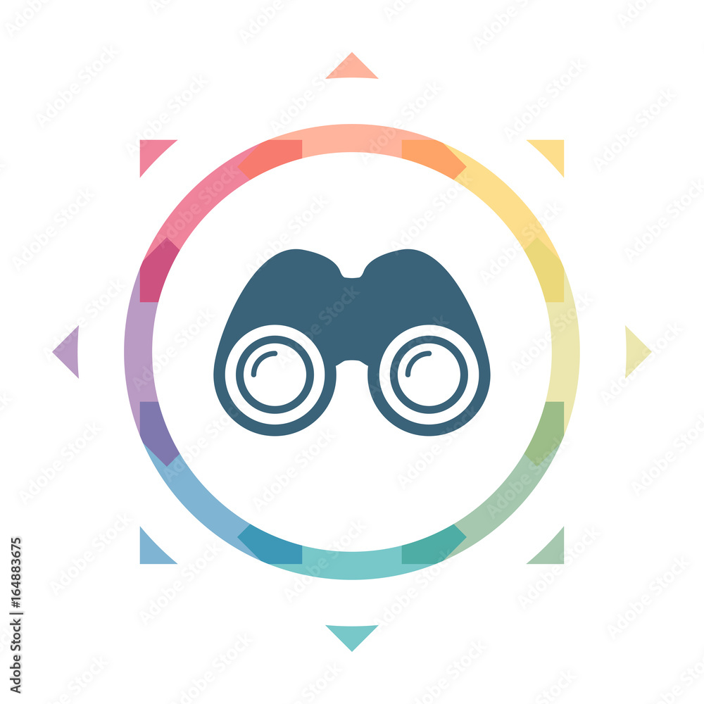 buntes Symbol - Fernglas buntes Symbol - Fernglas