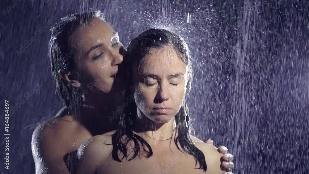 Lesbian Sex In The Rain
