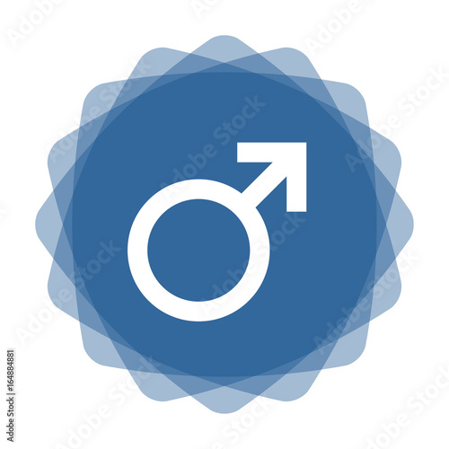 App Icon blau männlich