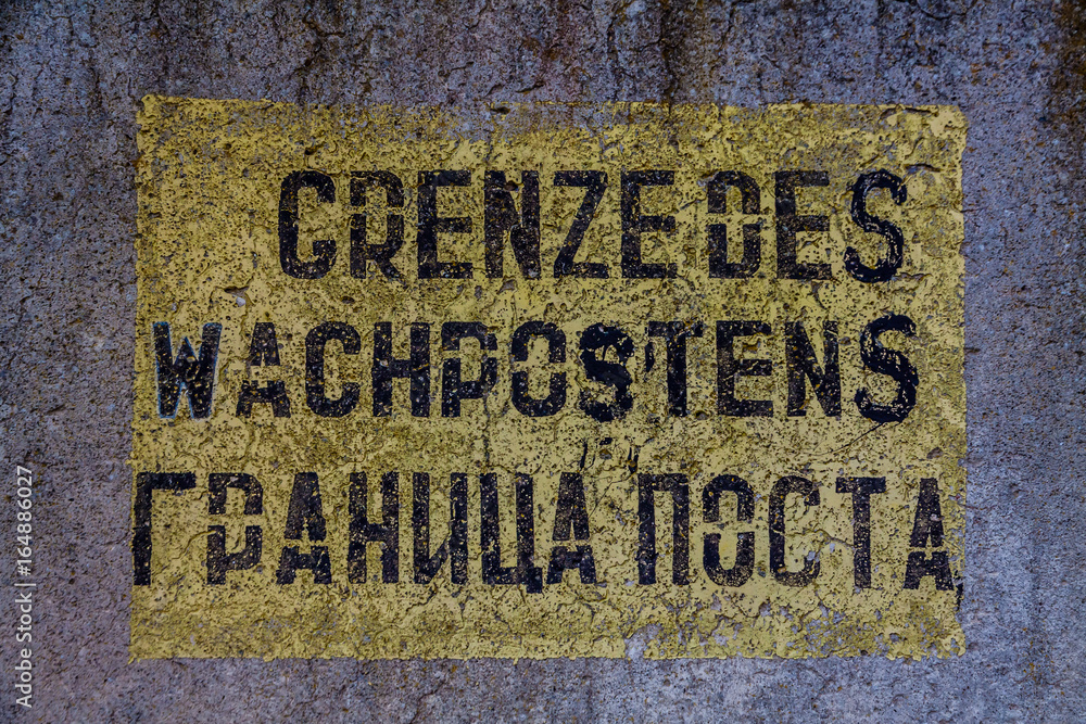 Fototapeta premium Grenze