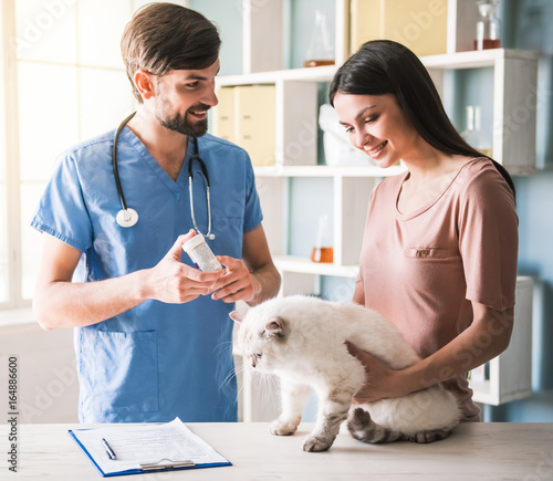 At the veterinarian