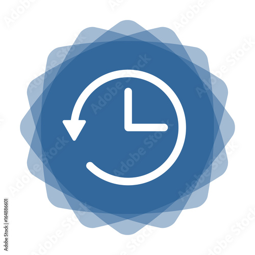 App Icon blau Zeitumstellung