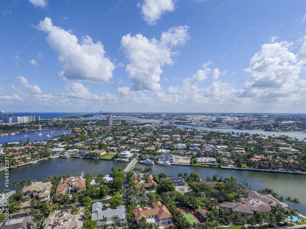 Aerial view of Fort Lauderdale, Florida