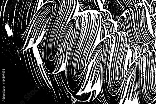 Grunge soap texture. Distress black and white rough foam trace ravishing background. Noise dirty rectangle grunge foam texture. Dirty artistic soap background. Vector illustration.