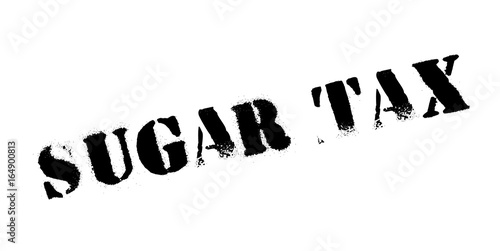 Sugar Tax rubber stamp. Grunge design with dust scratches. Effects can be easily removed for a clean, crisp look. Color is easily changed.