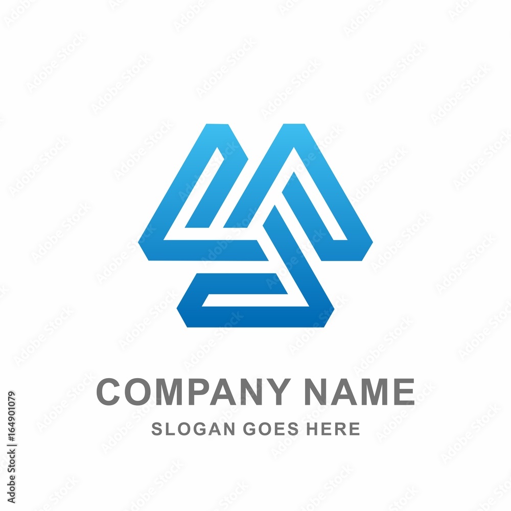 Geometric Infinity Triangle Space Cube Motif Pattern Interior Architecture Business Company Stock Vector Logo Design Template Geometric Infinity Triangle Space Cube Motif Pattern Interior Architecture Business Company Stock Vector Logo Design Template