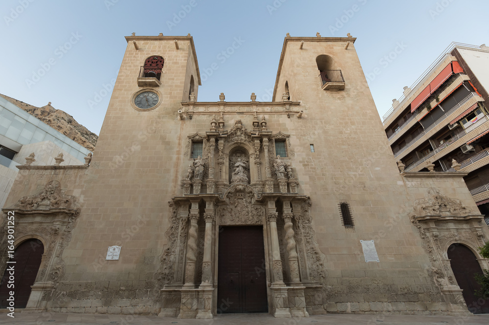 Facade of the church of Santa Maria.