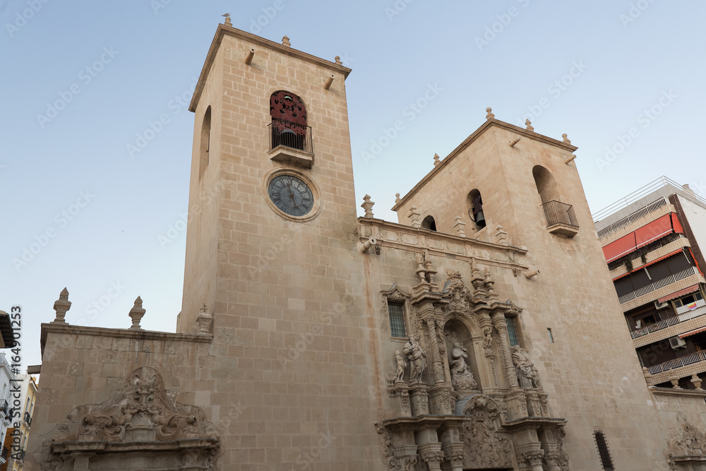 Facade of the church of Santa Maria.