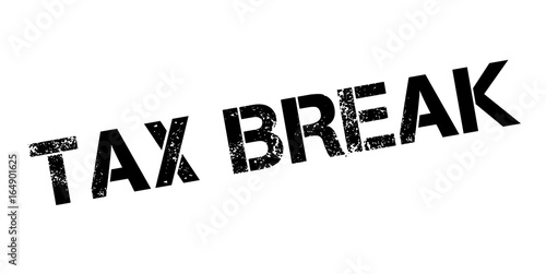 Tax Break rubber stamp. Grunge design with dust scratches. Effects can be easily removed for a clean, crisp look. Color is easily changed.