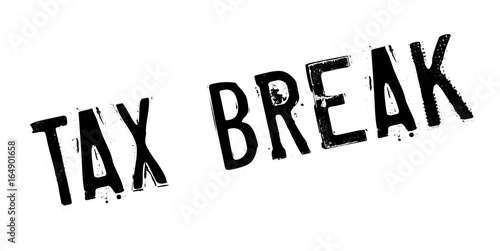 Tax Break rubber stamp. Grunge design with dust scratches. Effects can be easily removed for a clean, crisp look. Color is easily changed.