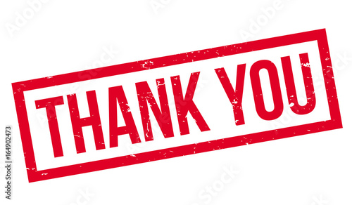 Thank You rubber stamp. Grunge design with dust scratches. Effects can be easily removed for a clean, crisp look. Color is easily changed.