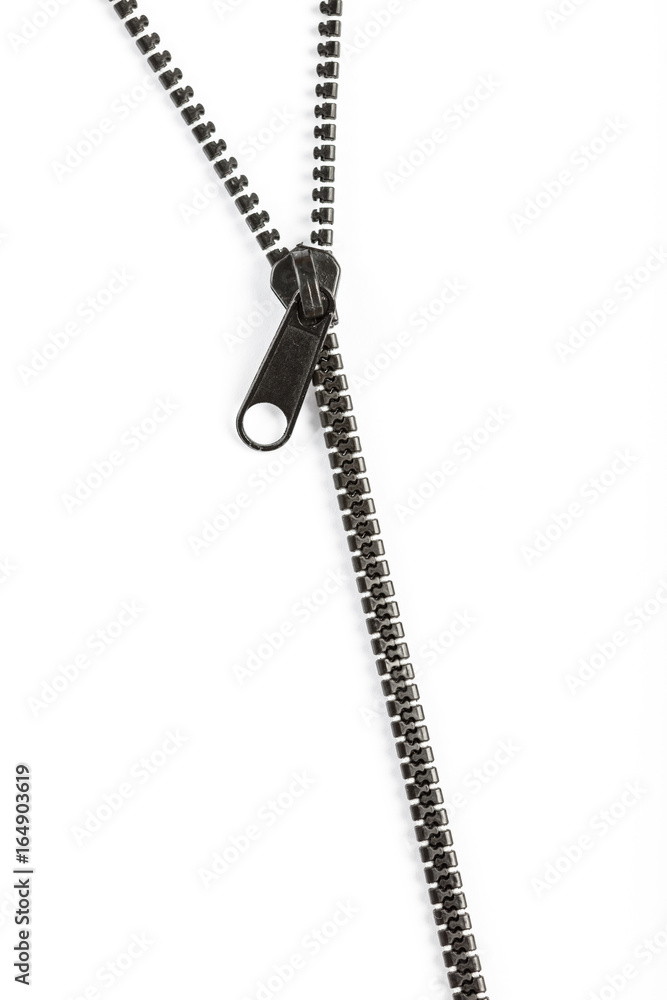 black plastic zipper black plastic zipper