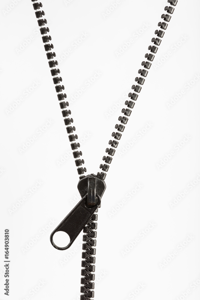 black plastic zipper black plastic zipper